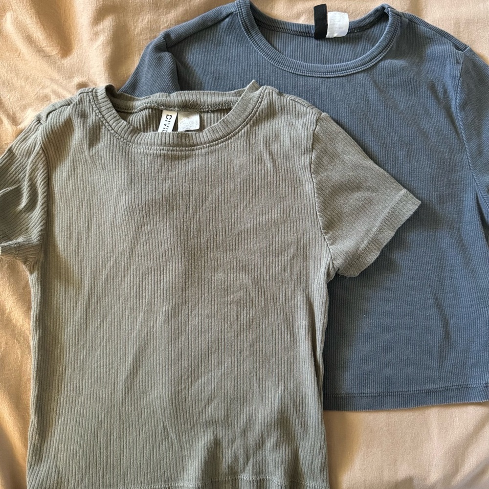 2 H&M ribbed tops